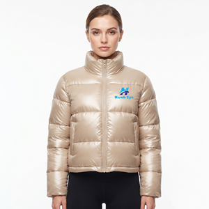 High Quality Women Bubble <b>Jackets</b> Customized Designer Women's Outerwear Style <b>Crop</b> Puffer <b>Jackets</b> - Product Image 5