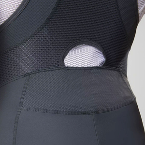 Cuissard de cyclisme ajusté pour homme, noir et blanc, séchage rapide, en Spandex et Nylon, longueur courte, vêtement de sport pour adulte - Product Image 5