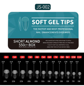 <span class=keywords><strong>Faux</strong></span> <span class=keywords><strong>ongles</strong></span> à presser en <span class=keywords><strong>gel</strong></span> acrylique à double forme Sandwich, couvrance totale, pour professionnels - Product Image 5