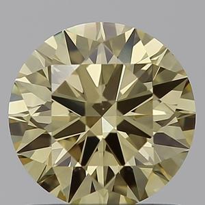 Diamant rond brillant de laboratoire IGI 1,01 ct, jaune fantaisie, taille excellente, pierre précieuse lâche de qualité VS2 pour la fabrication de bijoux - Product Image 1