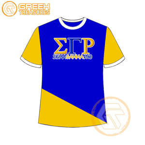 เสื้อยืด Sigma Gamma Rho สำหรับผู้หญิงเสื้อผ้าสำหรับสโมสรผ้าฝ้ายเจอร์ซีย์คุณภาพสูงระบายอากาศได้ดี - Product Image 1
