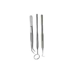 Instrumentos quirúrgicos profesionales Caronia Kit de examen dental resistente a la oxidación duradero Certificado CE Clase I 1 año de garantía - Product Image 3
