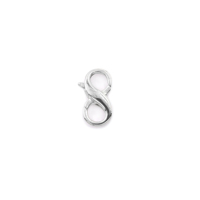 Fermoirs mousquetons double verrouillage en laiton plaqué argent, faits à la main, écologiques, connecteurs pour la fabrication de bijoux (bracelets, colliers) JGF