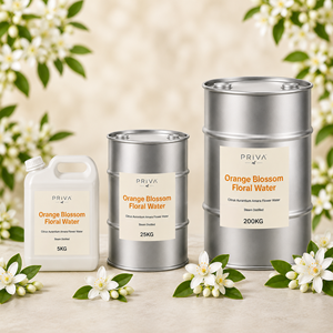 Eau de Néroli Bio Marocaine en Gros, Hydrolat de Fleur d'Oranger Citrus Aurantium Ecocert, Fournisseur Cosmétique Floral en Gros - Product Image 1