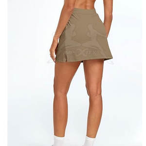 Jupe de tennis du fabricant pakistanais avec short Jupe de tennis au meilleur prix avec short Jupe de tennis à quantité minimale de commande basse avec short - Product Image 5