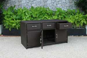 Gabinete de sala de estar de mimbre de ratán PE de último diseño para almacenamiento - Product Image 2