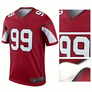 Uniforme de fútbol americano con logotipo personalizado transpirable de alta calidad 100% poliéster Camiseta de fútbol americano personalizada - Product Image 5