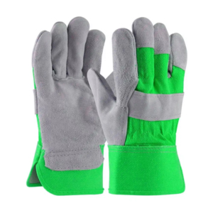 ถุงมือเชื่อมหนังวัวคุณภาพสูง ป้องกันไฟฟ้าสถิต แห้งเร็ว พร้อมปลอกนิรภัยบริเวณฝ่ามือ อุปกรณ์ป้องกันส่วนบุคคล ป้องกันมือและแขน - Product Image 4