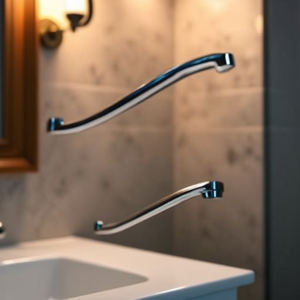 Wall Mounted Sink Faucet Spout Pipe 2 Sizes <b>Bathroom</b> Faucet <b>Accessories</b> - Product Image 3