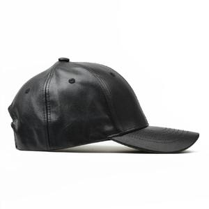 Gorra de camionero de gamuza de 5 paneles ecológica, gorras de béisbol de cuero con logotipo bordado personalizado, ropa de calle para hombres al aire libre - Product Image 2