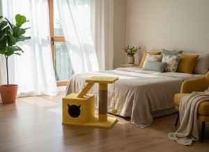 เสาข่วนคุณภาพสูง Amistar Golden Liner สำหรับแมวทุกสายพันธุ์และทุกขนาด - Product Image 5