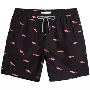 กางเกงขาสั้นผ้าแคนวาสผู้ชายแบบใหม่ขายส่ง ลายพิมพ์ซับลิเมชั่น กันยับ แห้งเร็ว มีเชือกผูก ปรับแต่งสีและไซส์ได้ พร้อมโลโก้ด้านหน้า - Product Image 3