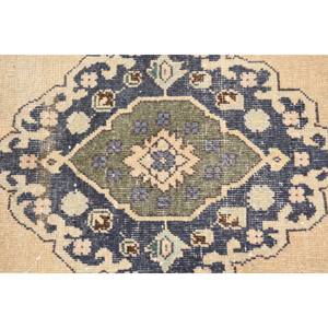 Alfombra de lana turca Vintage 37x11.9ft clásica Beige marrón Patchwork alfombra hecha a mano rectángulo látex respaldo para adolescentes 4m felpa - Product Image 5