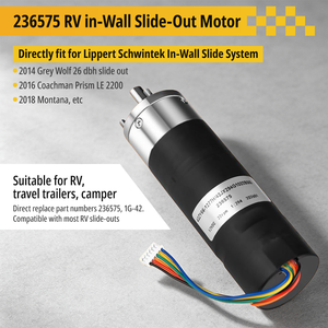 Moteur de déplacement pour camping-car Vypart 236575, compatible Lippert Schwintek, rapport de réduction 300:1 - Product Image 2