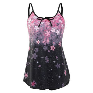 Débardeur Femme Col Rond avec Nœud Décoratif, Respirant, Tricoté, Sans Manches, Décontracté, 100% Polyester, Impression par Sublimation, OEM - Product Image 3
