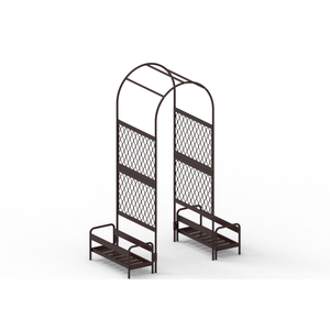 Arco de jardín de fácil montaje ecológico con recubrimiento en polvo de aluminio - Product Image 4