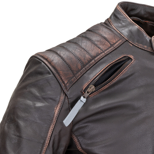 2025 chaqueta de moto de carreras de verano personalizada cuero genuino transpirable con corte automatizado equipo de motociclista de moda - Product Image 5