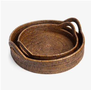 New Collection Rattan Tea <b>Cup</b> Serving Tray Premium Square Rattan Serving Tray Lowest Priced - Product Image 4