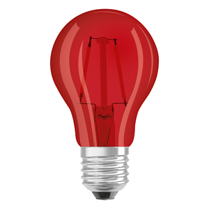 Lámpara LED estándar Retrofit de cristal rojo 1.6W (Osram 4058075816053) - Product Image 1