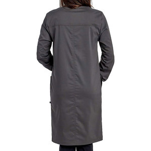 La longue blouse de laboratoire tricotée professionnelle personnalisable pour femmes pour les cliniques de soins de santé fonctionne avec compatibilité - Product Image 5