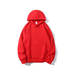 Sweat à capuche en éponge 500 coton personnalisé 100% GSM Hip Hop surdimensionné pour hommes avec sweat à capuche ample de couleur unie - Product Image 2