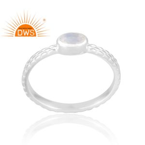 New Handmade Design 925 Sterling Silver Natural Rainbow <b>Moon</b> Gemstone <b>Ring</b> Custom Jewelry For Women Gift For Her - Product Image 1