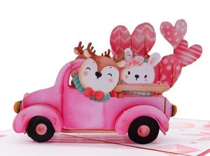 การ์ดป๊อปอัพ 3 มิติ ลายกระต่ายน่ารัก ขายดี งานฝีมือกระดาษศิลปะ ดีไซน์สั่งทำได้ ของขวัญสัตว์เลี้ยงตัดด้วยเลเซอร์ ขายส่งสุดฮิต - Product Image 3