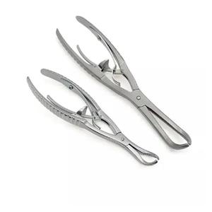 Ensemble d'instruments chirurgicaux orthopédiques manuels en acier inoxydable de haute qualité, pinces à maintenir les os, pinces à réduction osseuse dentées ISO - Product Image 2