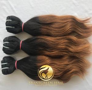 Cuticule brute alignée 12 ''Ombre ondulé Machine Double trame vierge en gros Top qualité 100% Extension de faisceaux de cheveux humains naturels - Product Image 4