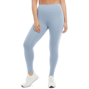 Viral High Quality Breathable Anti-Bacterial Seamless High Waist Yoga <b>Cropped</b> <b>Leggings</b> for Women's Fitness Gym Sports Workout - Product Image 1
