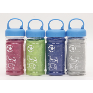 Cooling <b>Sports</b> <b>Towel</b> with Water Bottle - Product Image 1