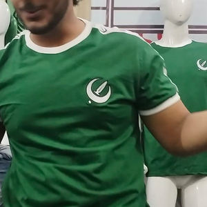 160g 100% algodón liso personalizado sublimación Slim Fit camiseta para hombre bordado personalizado impresión personalizada Bella Canvas Ringer camiseta - Product Image 4