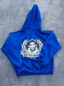 Sudaderas con capucha de pasamontañas para hombres y mujeres estilo Harajuku Hip Hop, color sólido, chaquetas de sudadera con cremallera de gran tamaño de doble capa - Product Image 3