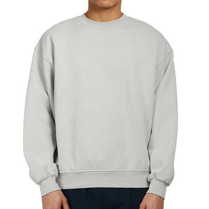 Ensemble de sweat-shirt à capuche surdimensionné 100% coton pour hommes personnalisés sweat-shirt à manches longues avec impression numérique en relief 3D pour l'hiver - Product Image 3