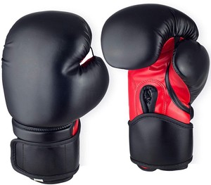 Gants de boxe et d'arts martiaux en cuir véritable de haute qualité avec logo personnalisé, équipement d'entraînement haut de gamme OEM de 10oz à 16oz - Product Image 1
