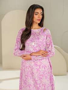 2025 vente chaude femmes Designer Shalwar Kameez costumes manches longues plaine imprimé 2 pièces ensemble indien et pakistanais vêtements - Product Image 3