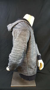 Sweat-shirt à capuche unisexe en molleton écologique pour homme, avec logo et impression personnalisés de haute qualité - Product Image 3