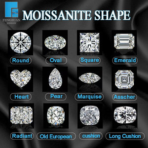 จี้เพชรสีขาว1CT-5CT คุณภาพสูงอัญมณีโมอิสซาไนต์แบบหลวมสินค้าทันสมัยจากผู้ผลิต - Product Image 5