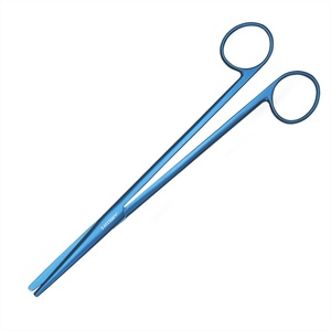 กรรไกร metzenbaum ไทเทเนียมคุณภาพสูง14ซม. ตรงขอบหนึ่งด้านให้ความคมชัดของมีด; ปลายทื่อและแคบ - Product Image 3