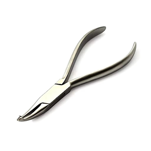 Pince dentaire Howe premium incurvée 14 cm en acier inoxydable, instruments orthodontiques, pointe dentelée à 40 degrés, outils réutilisables CE - Product Image 5