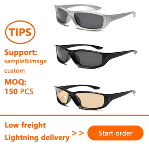 Nouvel Arrivage Lunettes de Soleil Carrées Y2K à Clous Futuristes Polarisées TAC UV400 pour Extérieur Monture TR90 Tendance Unisexe Chic et Audacieuses - Product Image 2