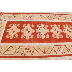 Nouveau 5.9 X 9.6ft Classique Orange Jaune Patchwork Tapis Turc Viscose Laine Latex Support pour Home Living Entrée pour Couloir Utilisation - Product Image 5