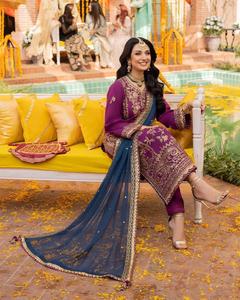 Bollywood Salwar Kameez indien pakistanais concepteur Punjabi Dhoti fête porter robe tissu Eid Collection vente robe nouveau design - Product Image 5