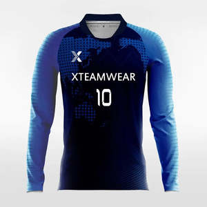 เสื้อเจอร์ซีย์โพลีเอสเตอร์ผู้ชายแบบสั่งทำ - ผู้ผลิตพร้อมส่งขายส่ง - Product Image 4