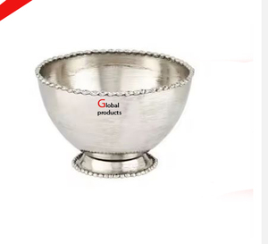 simple shiny look metal stainless steel food serving bowl for hotel restaurant and <b>bar</b> - Product Image 3