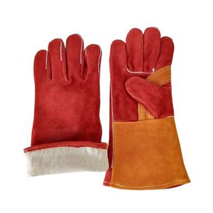Guantes de Soldadura de Cuero 100% de Alta Calidad, Hechos a Medida, Transpirables, de Secado Rápido, Bajo MOQ, OEM, para Trabajo - Product Image 1