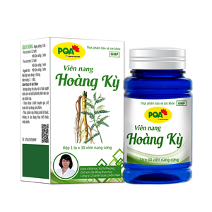 Astragalus Vital Oral Capsules Suplemento de salud a base de hierbas de Vietnam Support Gastrointestinal Wellness Safe para mujeres embarazadas - Product Image 1