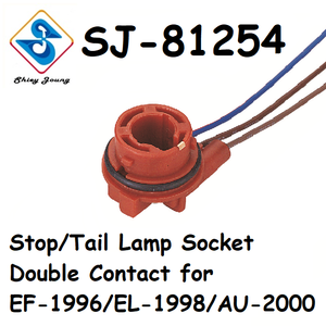 Montaje de enchufe de lámpara trasera de parada automática Soporte de contacto doble Arnés de cableado de coleta - Product Image 2