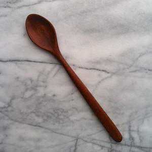 Cuchara de Servir de Madera de Acacia al por Mayor, Forma Única, Vajilla de Cocina para Fiestas, Hecha a Mano en India - Product Image 2