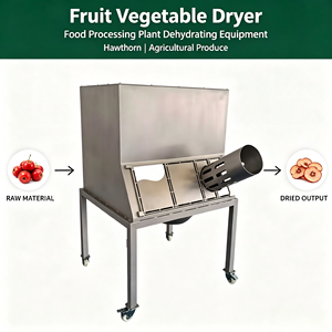 Fruit <b>Vegetable</b> Dryer Food Plant Equipment Hawthorn Drying Machine <b>For</b> Workshop Farm Harvest Produce Dehydration - Product Image 1